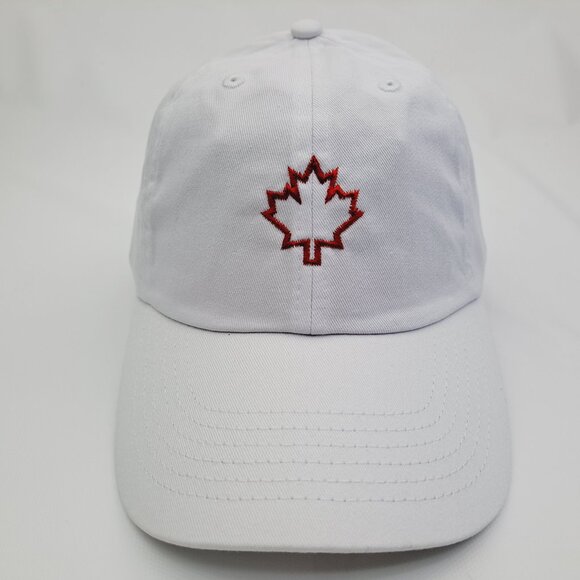 Canada Canadian Maple Leaf Relaxed Cotton Hat Cap - Picture 1 of 8